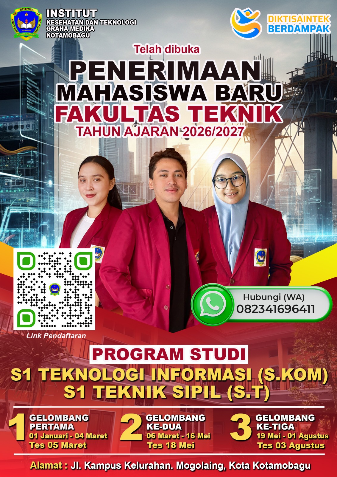 Penerimaan Mahasiswa Baru Tahun Akademik 2024/2025 Telah Dibuka